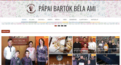 Desktop Screenshot of bartokzi-papa.hu