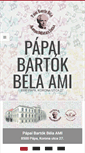 Mobile Screenshot of bartokzi-papa.hu