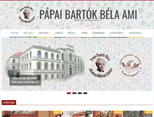 Tablet Screenshot of bartokzi-papa.hu